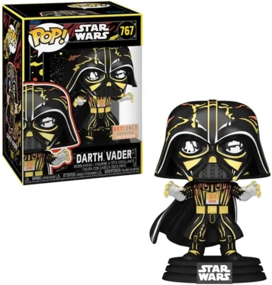 Funko Pop! Star Wars Darth Vader GITD Excl #767 W Protector