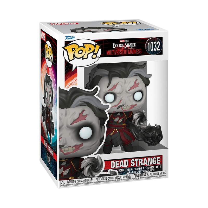 Funko Pop! Marvel: Doctor Strange in the Multiverse of Madness – Dead Strange #1032 With Protector