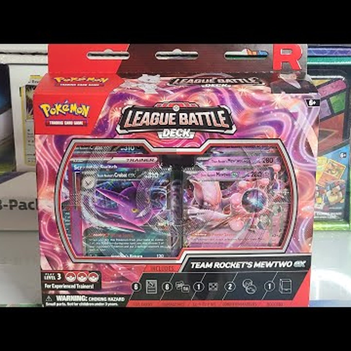 Pokémon TCG: Team Rocket's Mewtwo ex Box
