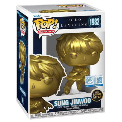 Funko Pop! Animation: Solo Leveling - Sung Jinwoo Exclusive #1982 With Protector