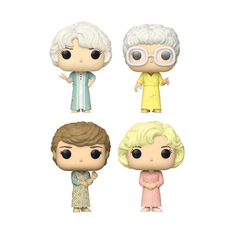 The Golden Girls - Dorothy Sophia Blanche Rose 4 Pack Funko Pop