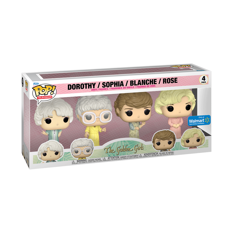 The Golden Girls - Dorothy Sophia Blanche Rose 4 Pack Funko Pop