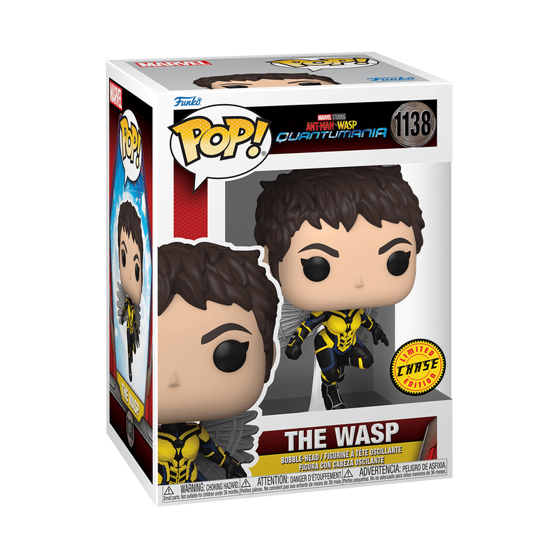 Funko Pop! Marvel Studios: Quantumania - The Wasp with Chase #1138 With Protector