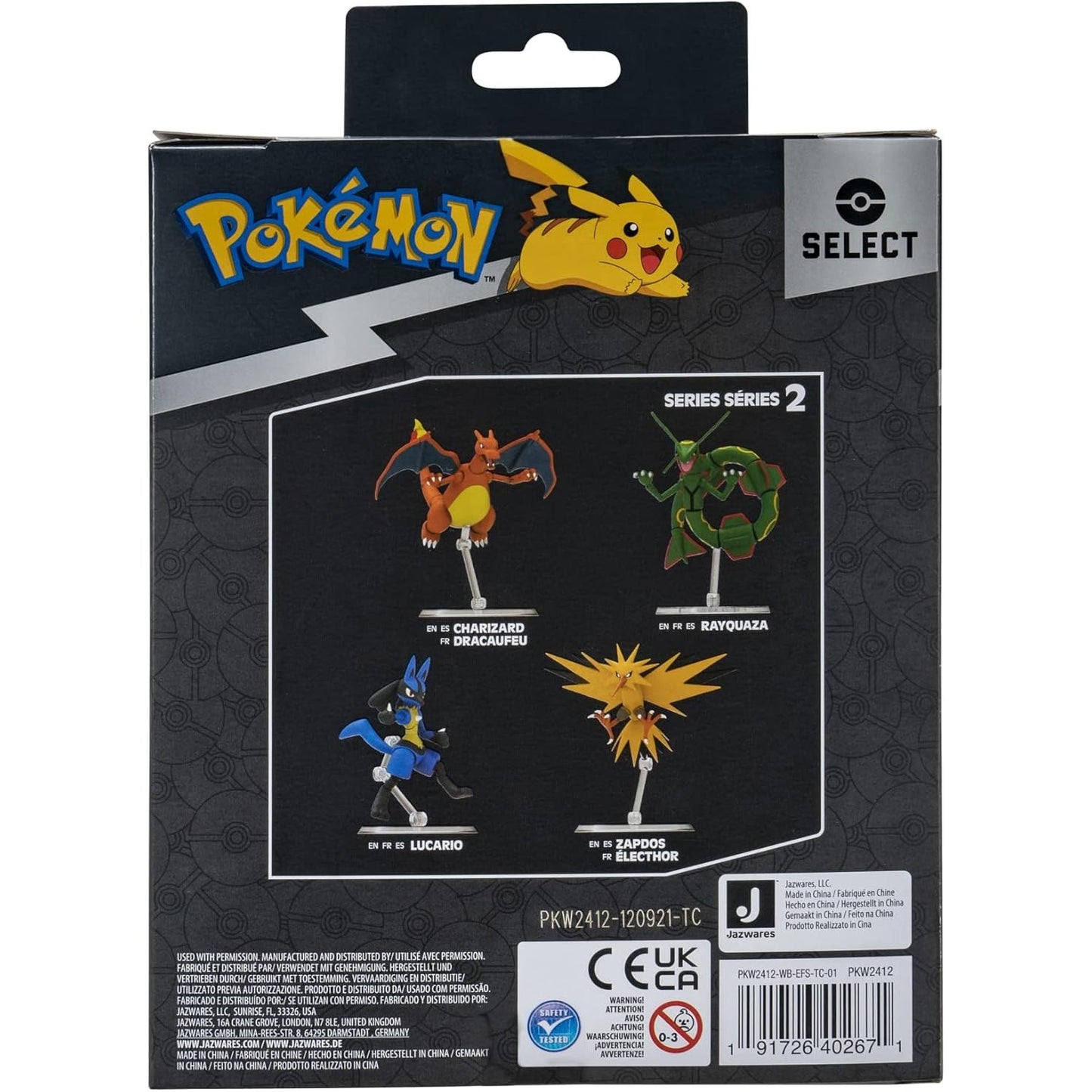 Pokemon Select Zapdos 6" Action Figure