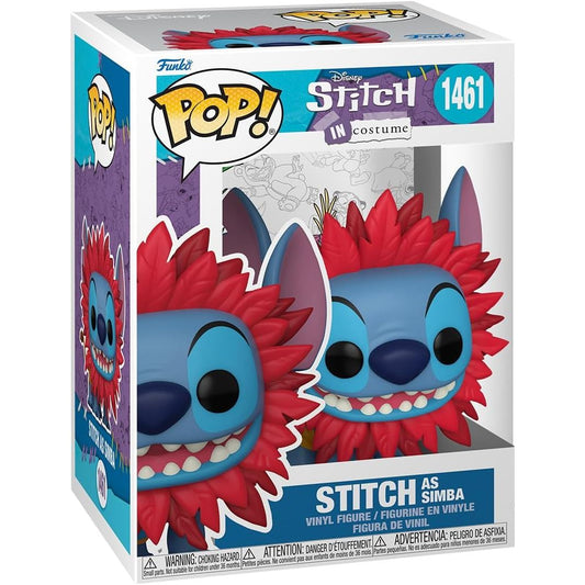 Disney Lilo & Stitch - Stitch As Simba # 1461 Funko Pop