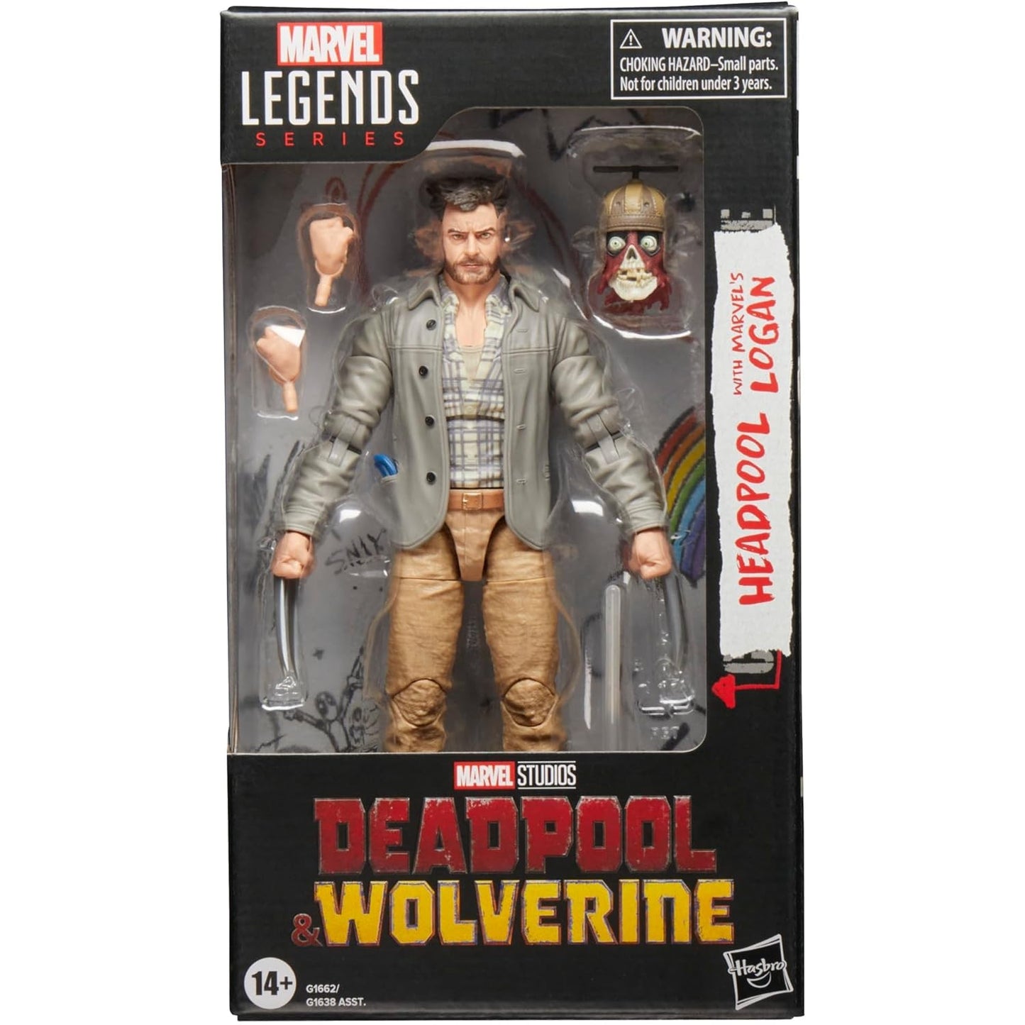 Marvel Legends Series Headpool with Logan Action 6" Action Figure