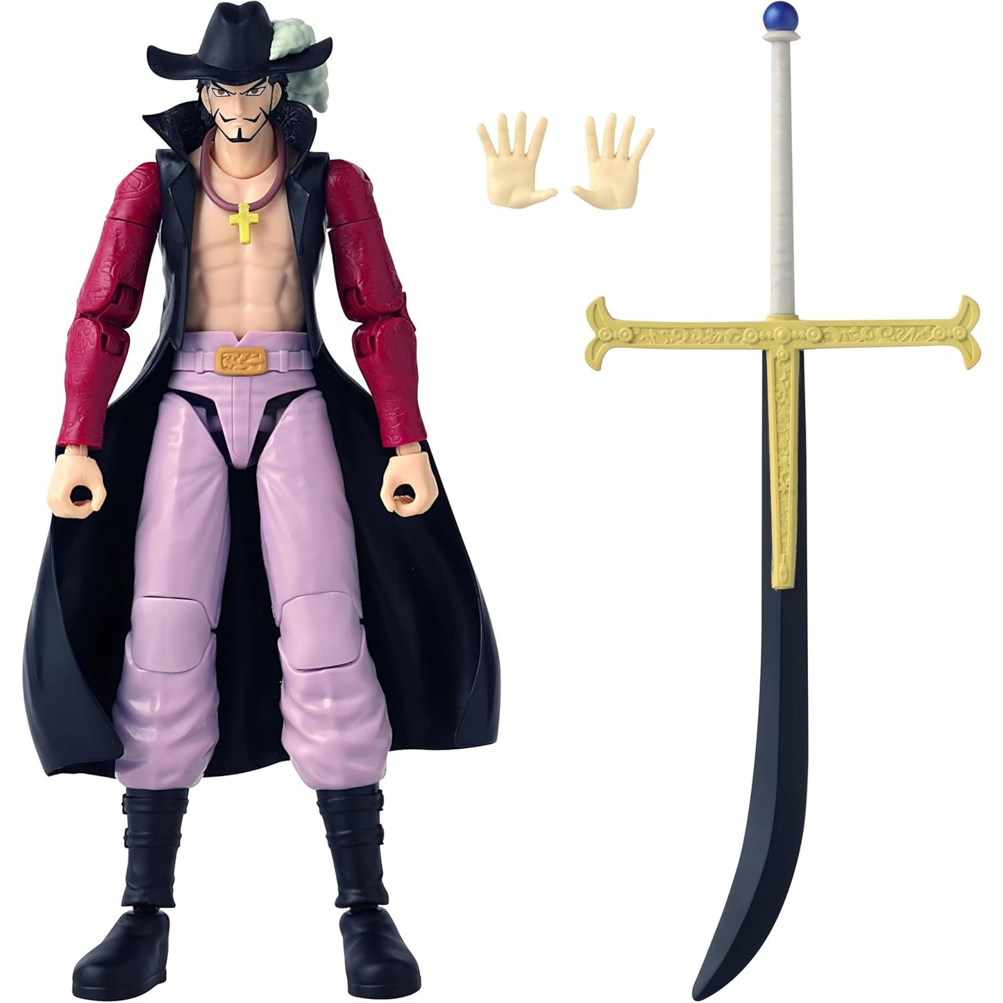 Anime Heroes - One Piece - Dracule Mihawk Action Figure