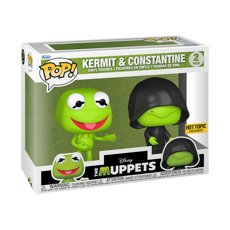 Funko Pop! Kermit & Constantine - The Muppets 2pk - Hot Topic Exclusive