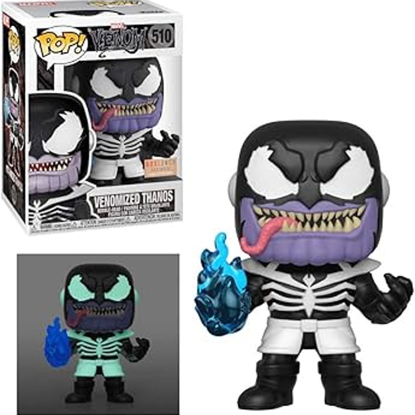 Funko Pop! Marvel: Venomized Thanos GITD #510 Exclusive With Protector