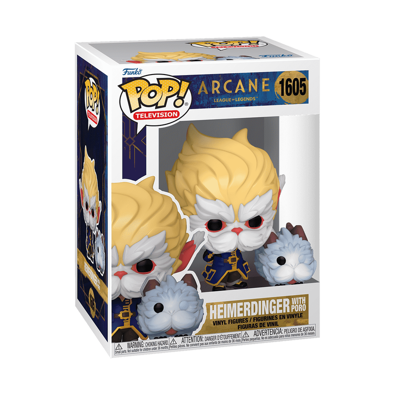 Funko Pop! Television: Arcane League of Legends - Heimerdinger with Poro # 1605