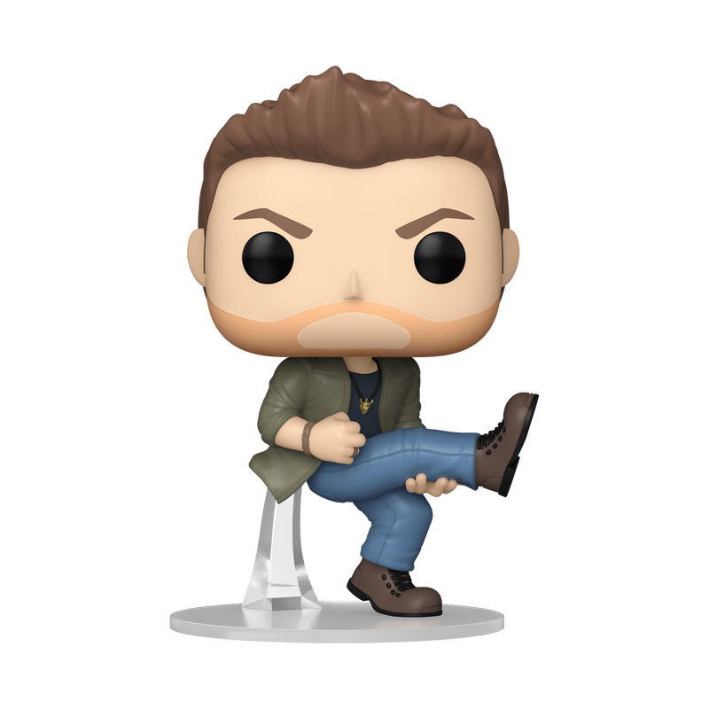 Funko Pop! Supernatural: Dean Winchester Air Guitar #1637 Exclusive With Protector
