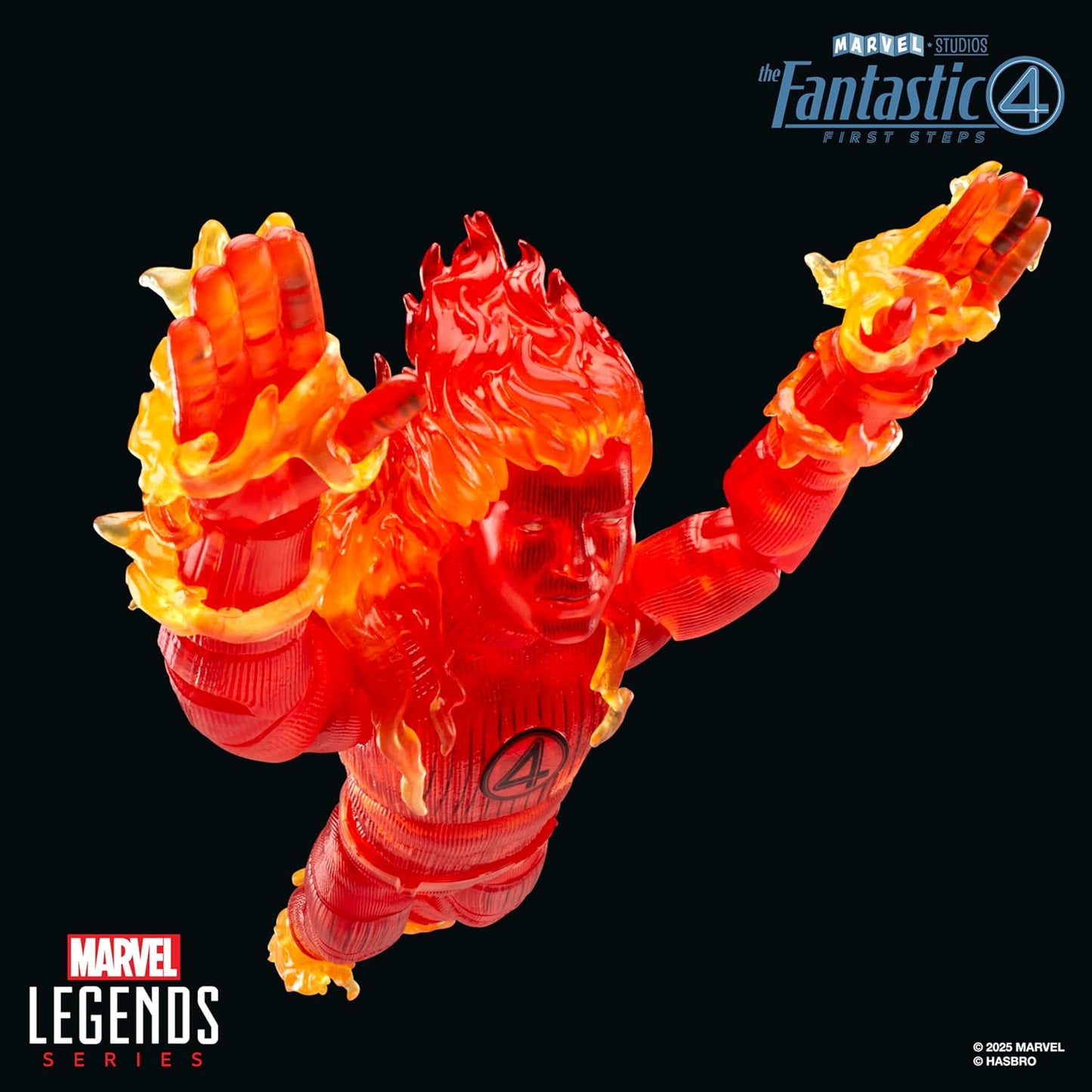 Marvel Legends Series The Fantastic 4-First Steps: Human Torch 6" Action Figure