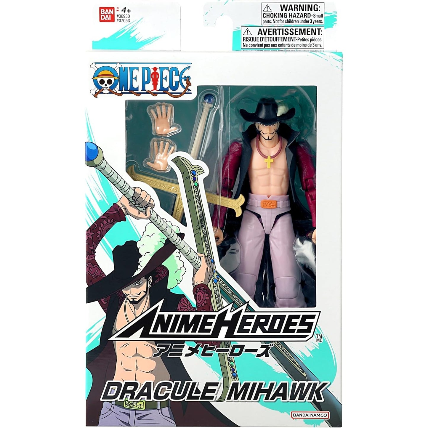 Anime Heroes - One Piece - Dracule Mihawk Action Figure