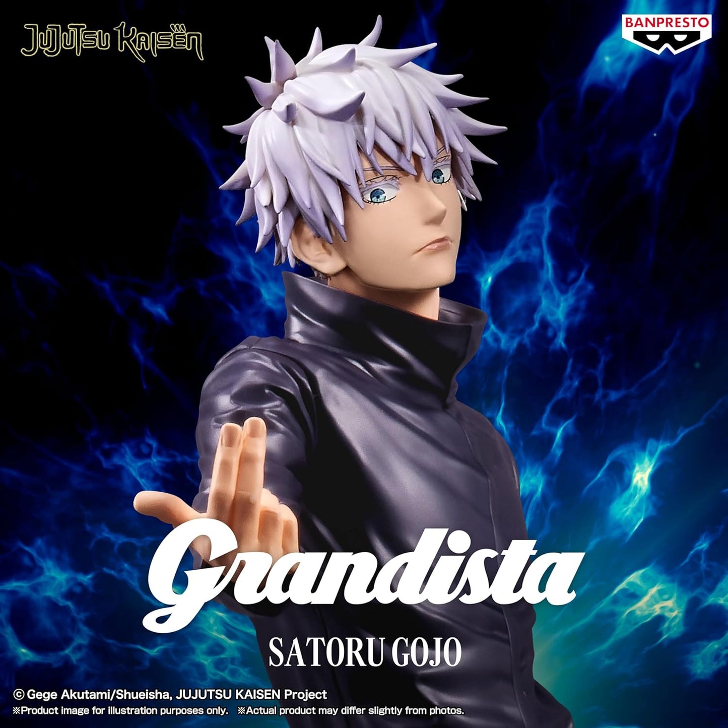 Banpresto Jujutsu Kaisen Grandista Satoru Gojo Figure (9.8")