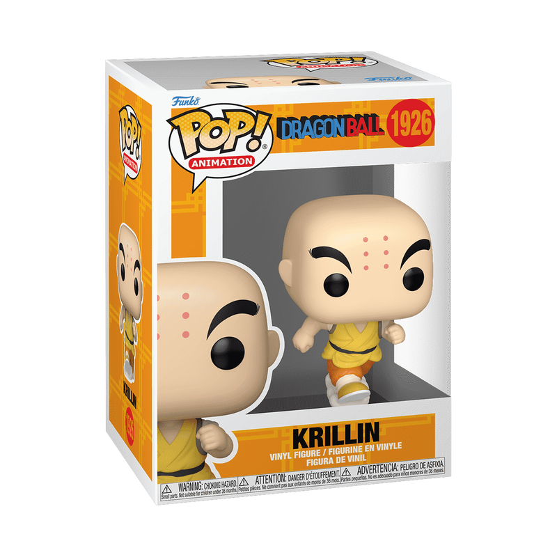 Funko Pop! Animation: Dragon Ball - Krillin #1926 With Protector