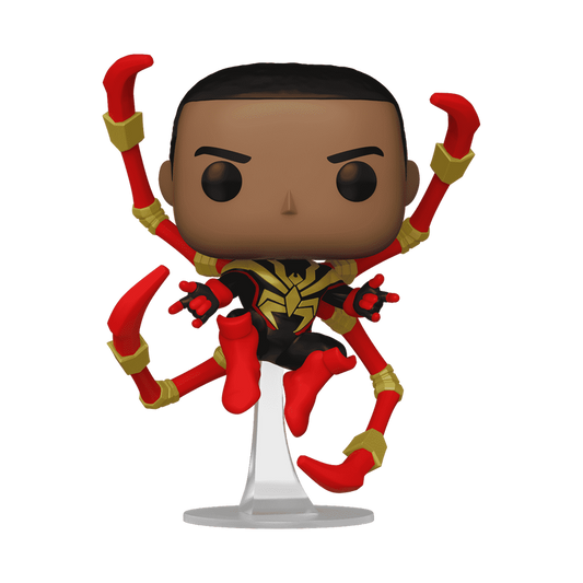 Funko Pop! Marvel Spider-Man - Miles Morales Iron Spider #1448 Chase With Protector