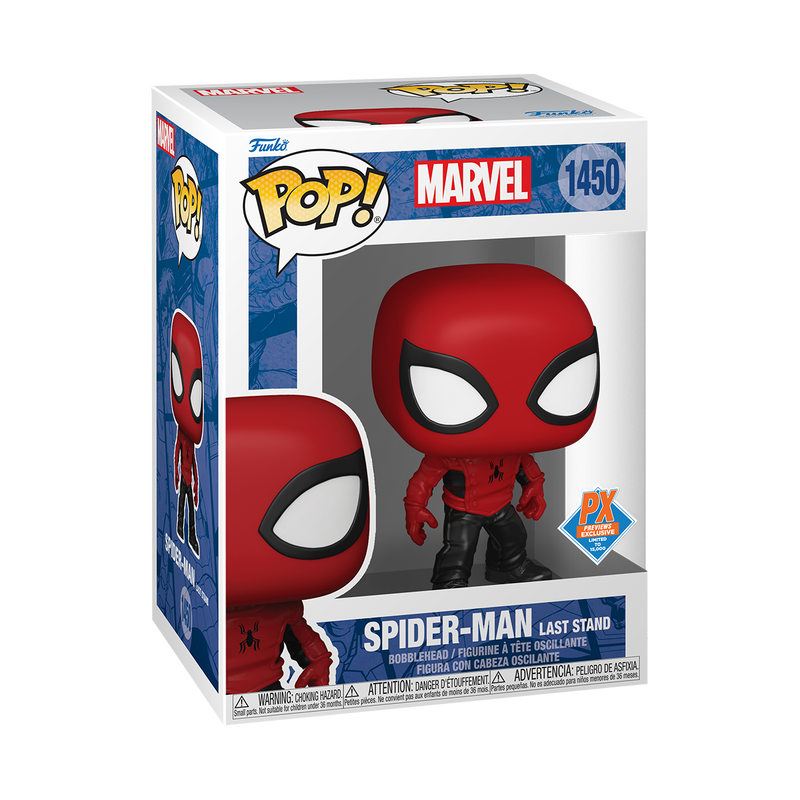 Funko Pop! Marvel: Spider-Man PX Previews Exclusive #1450 With Protector