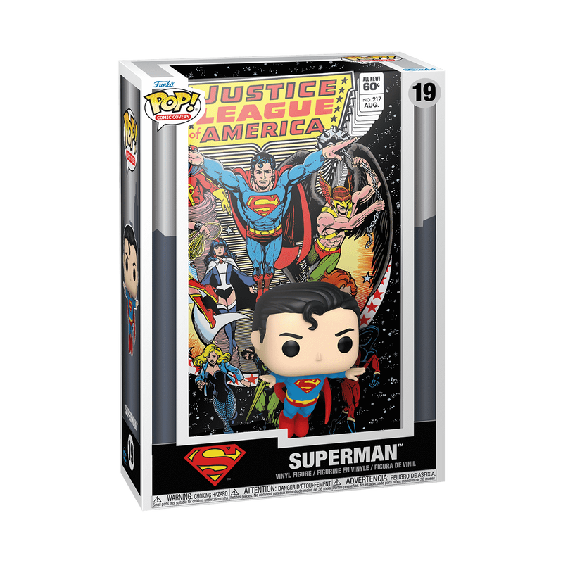 Funko Pop! Comic Cover 217: DC - Justice League of America Superman # 19