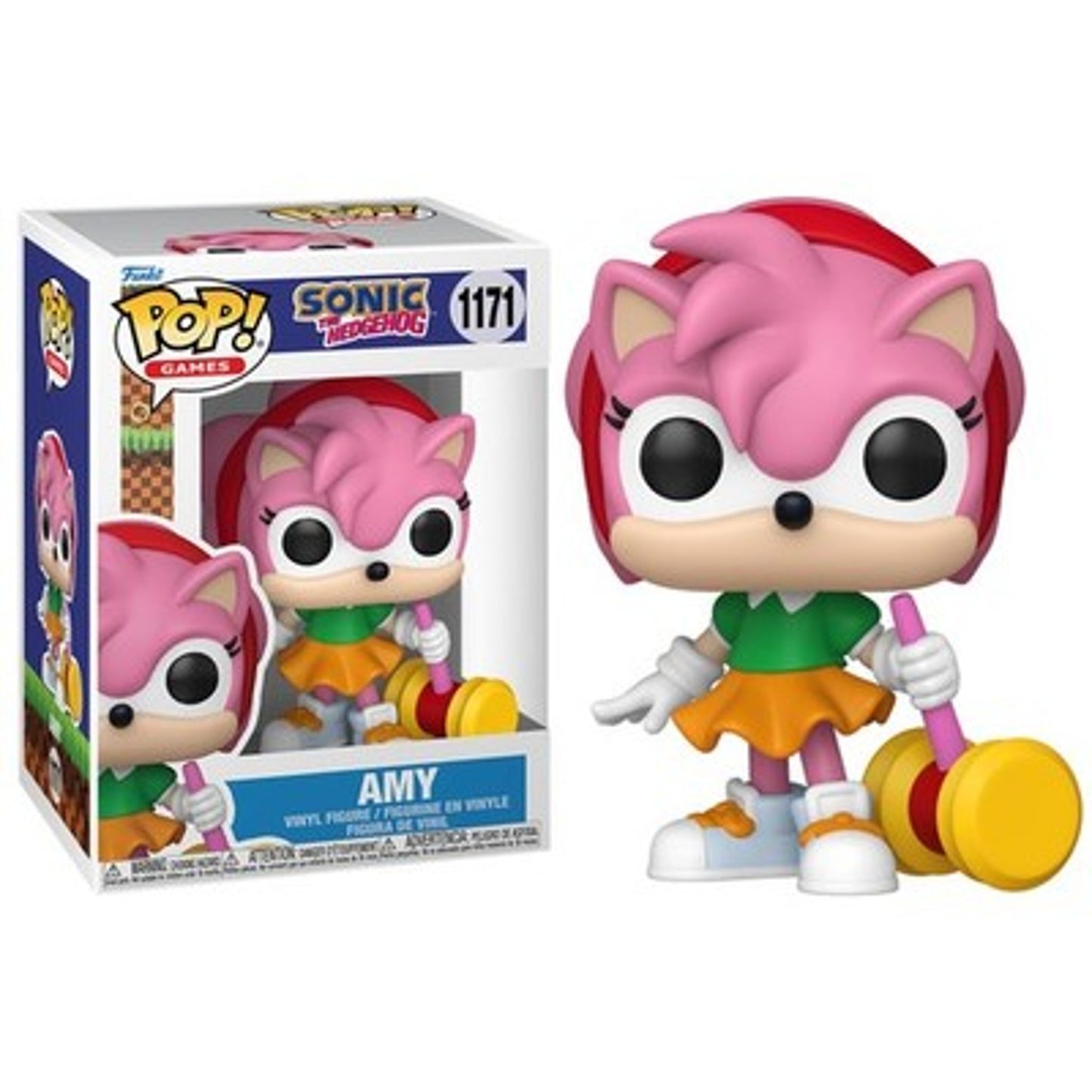 Funko Pop! Sonic the Hedgehog: Amy Rose #1171 With Protector