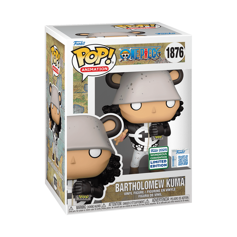 Funko Pop! Animation: One Piece - Bartholomew Kuma Wondrous Convention Limited Edition #1876
