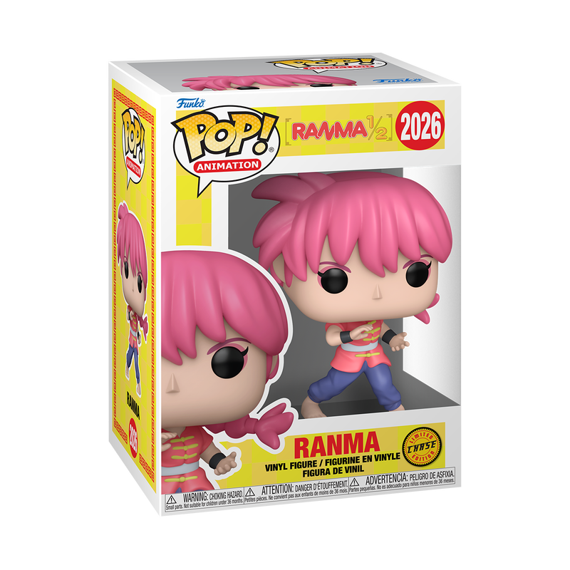 Funko Pop! Animation: Ranma 1/2 - Ranma (Kicking) #2026 Chase With Protector