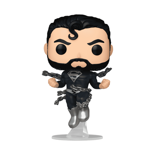 Pop! Heroes Superman - Superman (Black Suit) Exclusive # 557