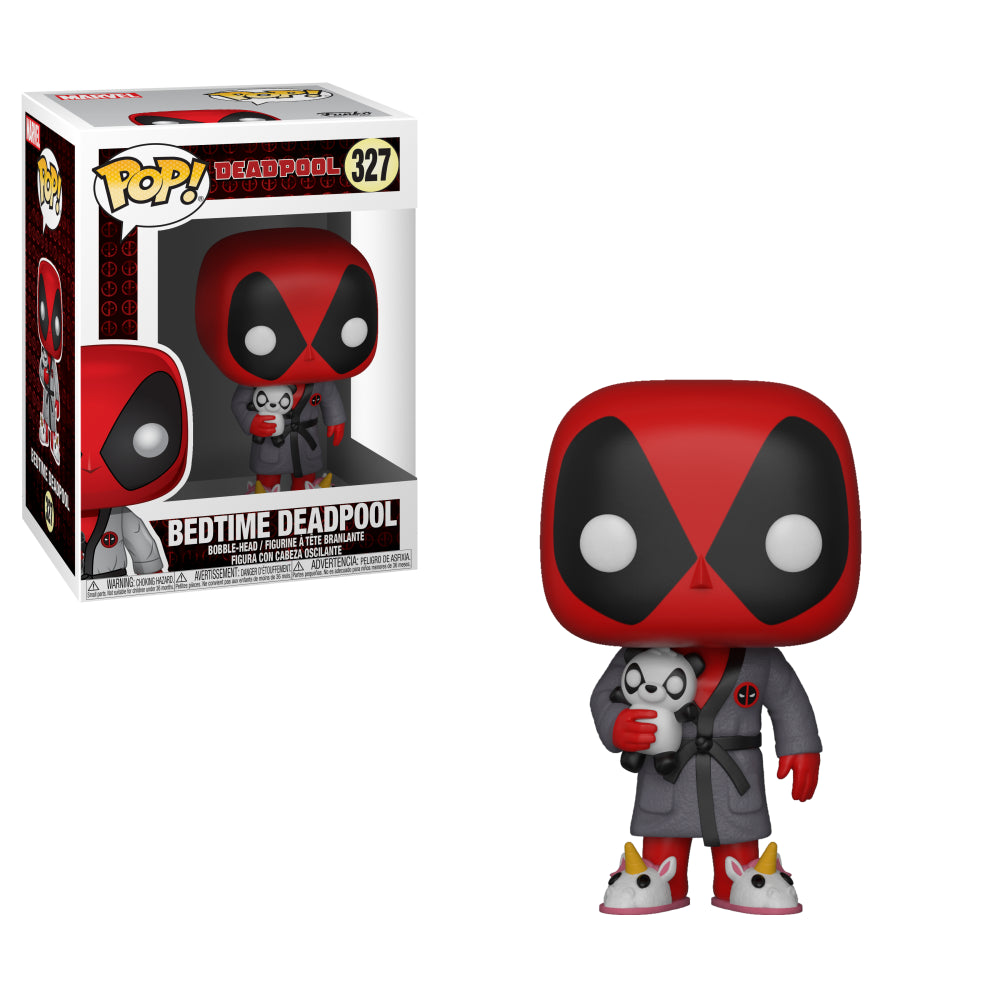 Funko Pop! Marvel: Bedtime Deadpool #327 With Protector