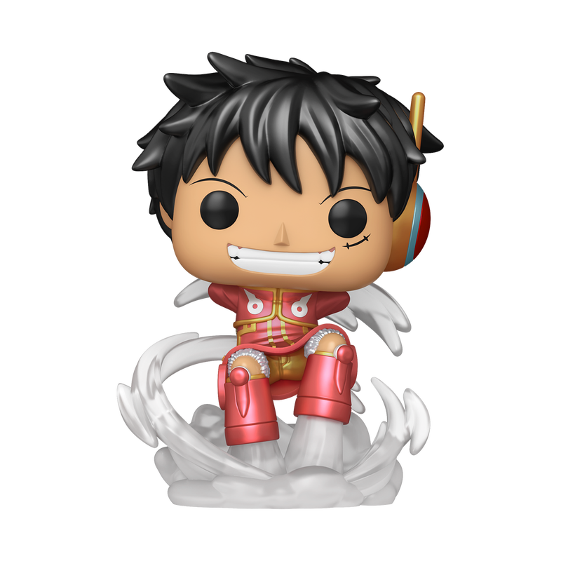 Funko Pop! Plus: One Piece - Monkey D. Luffy (Egghead Arc) (Metallic) # 2138 With Protector