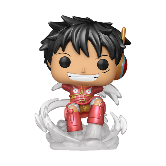 Funko Pop! Plus: One Piece - Monkey D. Luffy (Egghead Arc) (Metallic) # 2138 With Protector