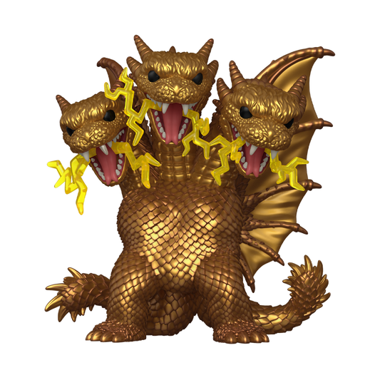 Funko Pop! Movies: Godzilla - King Ghidorah (Electric) Gamestop Exclusive # 1937 With Protector