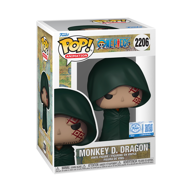Funko Pop! Animation: One Piece – Monkey D. Dragon #2206 With Protector