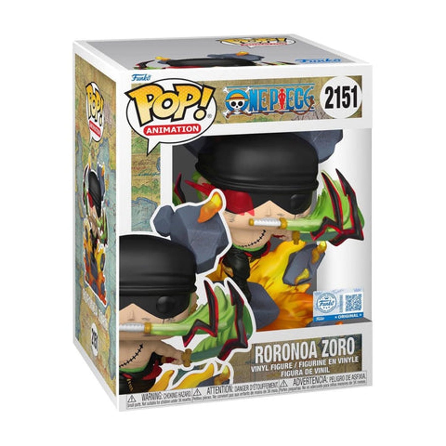 Funko Pop! Animation: One Piece - Roronoa Zoro #2151 Exclusive