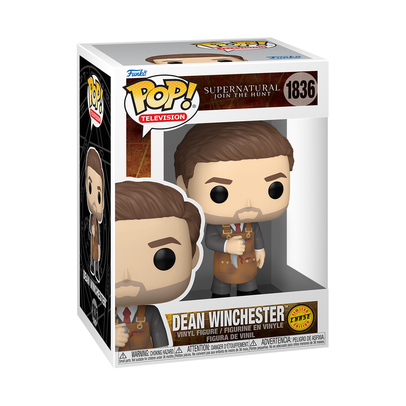 Funko Pop! Television: Supernatural - Dean Winchester Chase #1836 With Protector