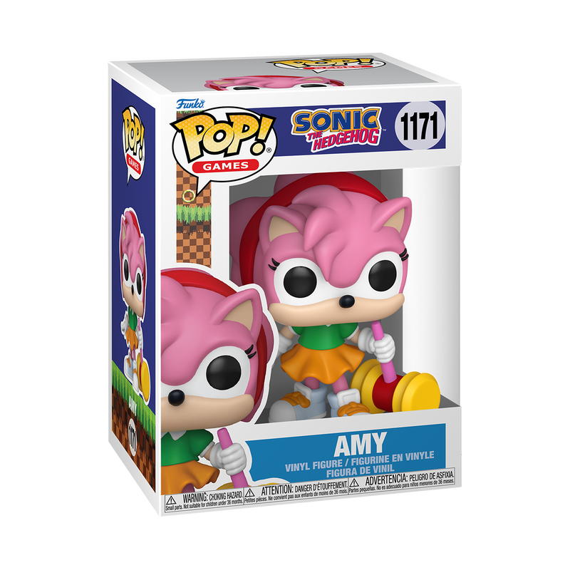 Funko Pop! Sonic the Hedgehog: Amy Rose #1171 With Protector
