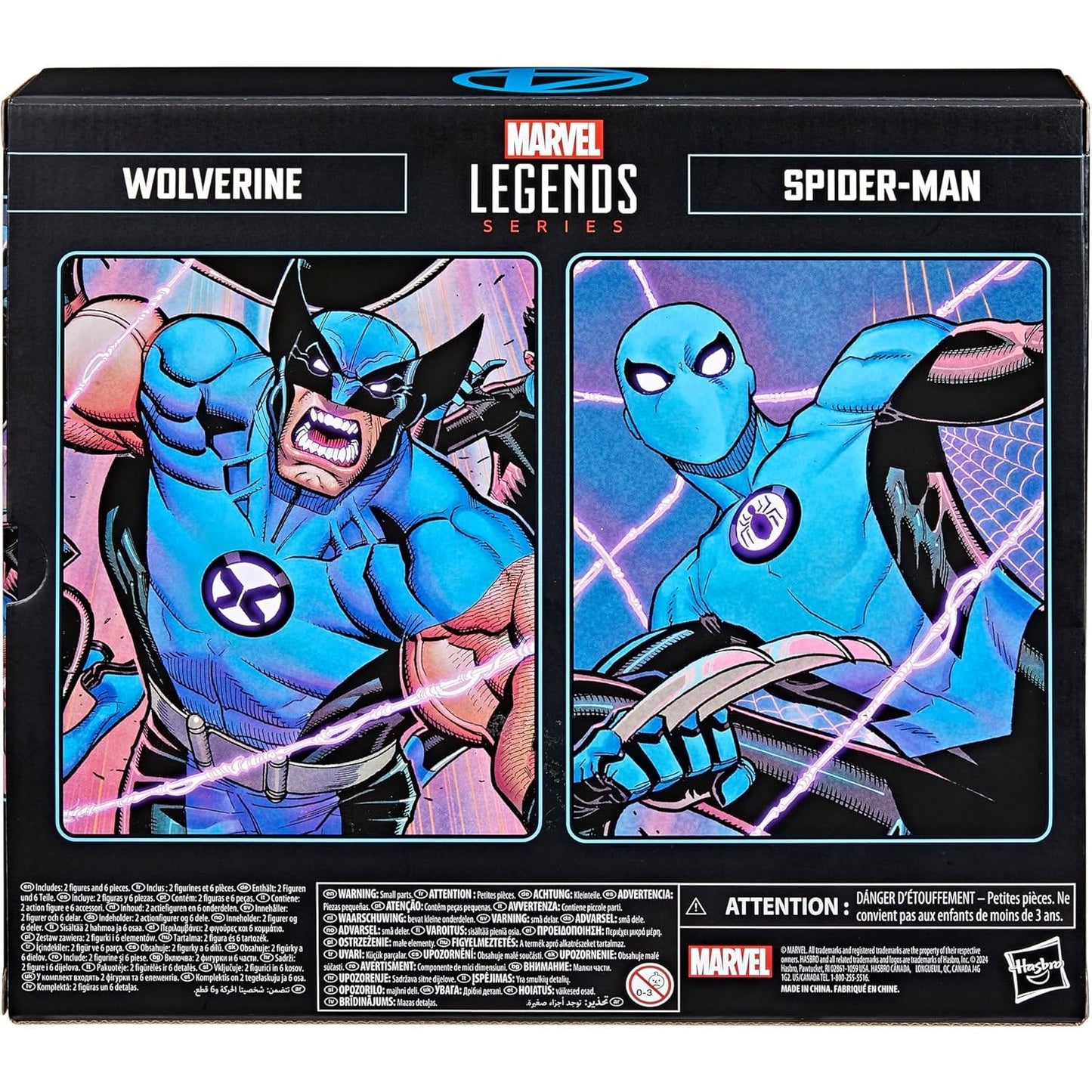 Hasbro Marvel Legends Fantastic Four Wolverine & Spider-Man 2-Pack
