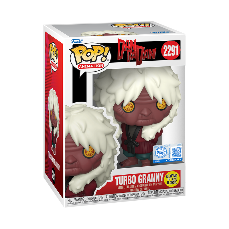 Funko Pop! Animation: Dandadan - Turbo Granny GITD Exclusive #2291 With Protector