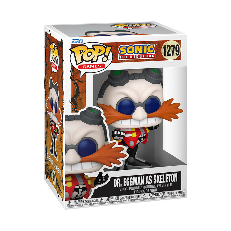 Funko POP! Sonic Dr. Eggman Skeleton #1279 With Protector