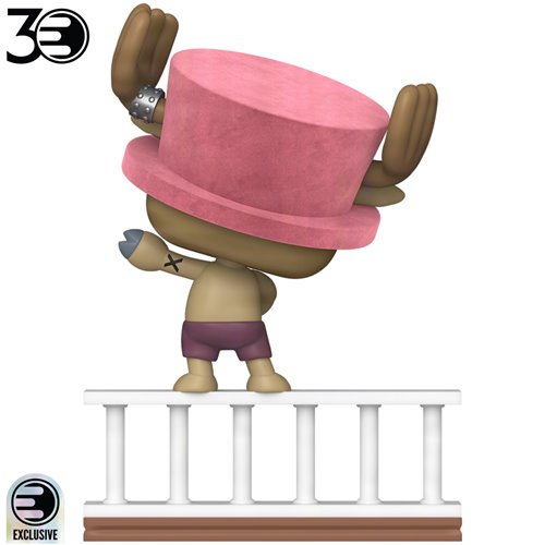 Funko Pop! Animation: One Piece Tony Tony Chopper (Going Merry) Flocked Exclusive #2332 With Protector