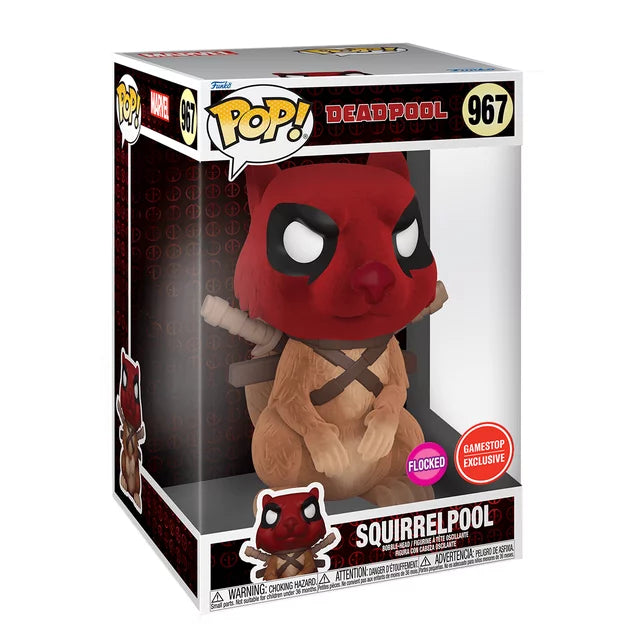 Deadpool: Squirrelpool Flocked Jumbo Gamestop Exclusive # 967