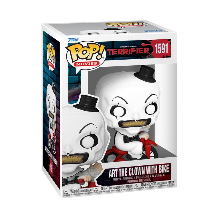 Damien Leon's Terrifier Art the Clown (with Bike) # 1591 Funko Pop