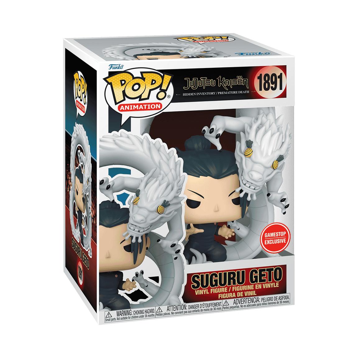 Funko Pop! Animation Jujutsu Kaisen - Geto Suguru and Cursed Spirit Dragon # 1891 Gamestop Exclusive