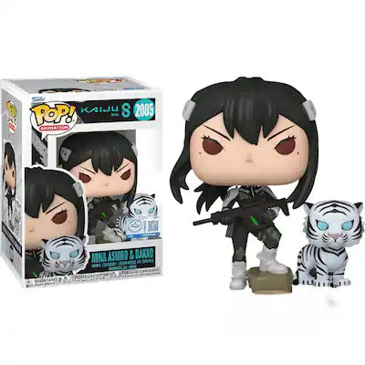 Funko Pop! Animation: Kaiju No.8 - Mina Ahiro & Bakko Exclusive #2085 With Protector