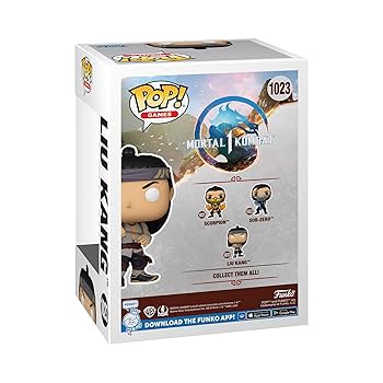 Funko Pop! Games: Mortal Kombat – Liu Kang #1023 With Protector