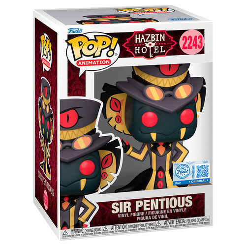 Funko Pop! Animation: Hazbin Hotel - Sir Pentious #2243 With Protector