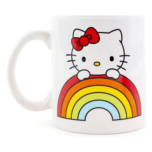 Hello Kitty - Sanrio Hello Kitty Rainbow Peek 20 Ounce Mug