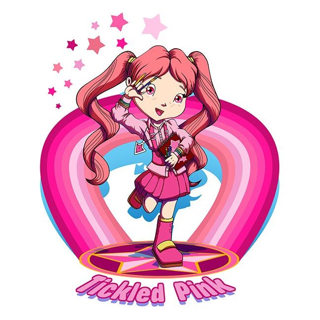 Tickled Pink Rainbow Brite Fan Art (Select Size)