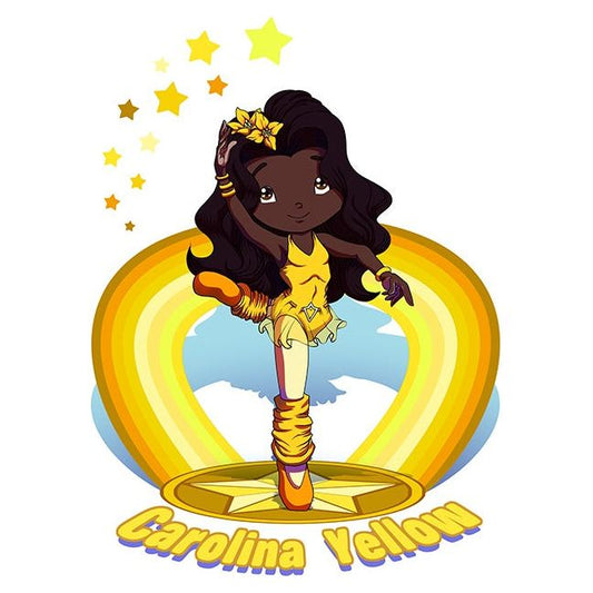 Carolina Yellow Rainbow Brite Fan Art (Select Size)