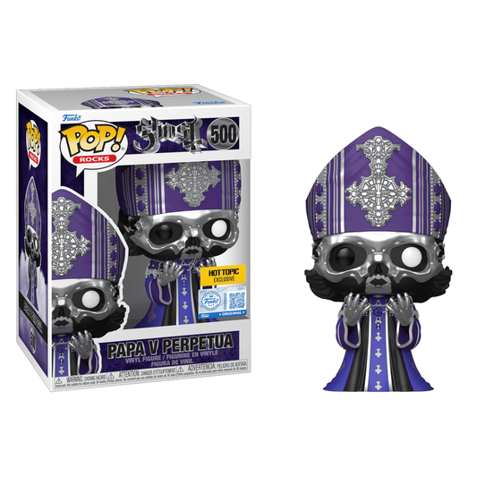 Funko Pop! Rocks: Ghost – Papa V Perpetua Exclusive #500 With Protector