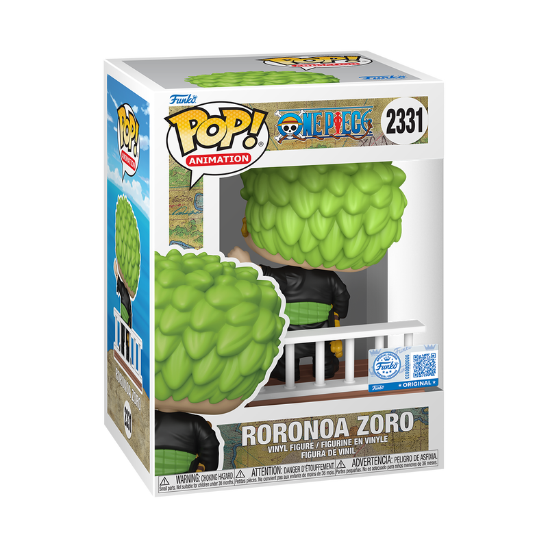 Funko Pop! Animation: One Piece Roronoa Zoro (Going Merry) Exclusive #2331 With Protector