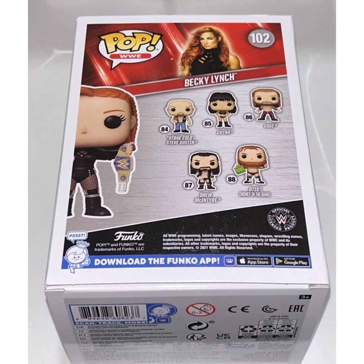 WWE Becky Lynch with Two Belts TargetCon # 102 Funko Pop